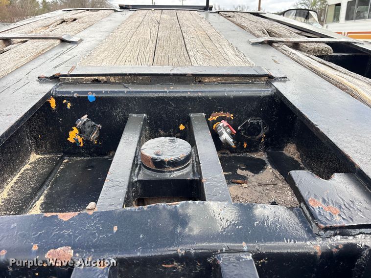 image for item ES8635 2015 True Texan Mfg lowboy equipment trailer