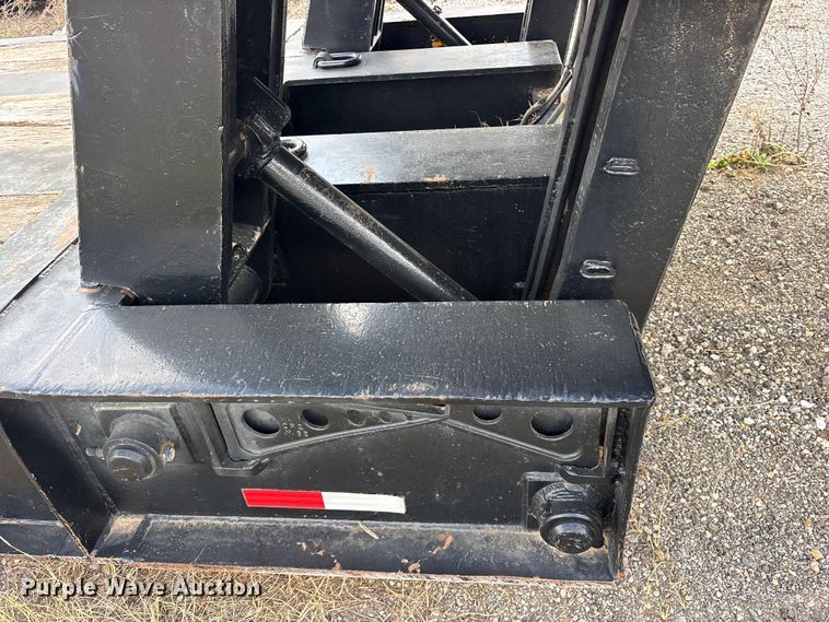 image for item ES8635 2015 True Texan Mfg lowboy equipment trailer