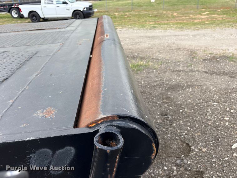 image for item ES8635 2015 True Texan Mfg lowboy equipment trailer