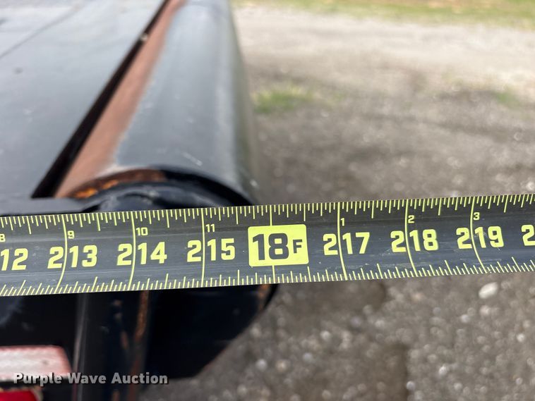 image for item ES8635 2015 True Texan Mfg lowboy equipment trailer