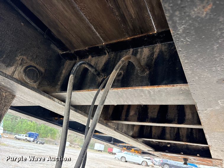 image for item ES8635 2015 True Texan Mfg lowboy equipment trailer