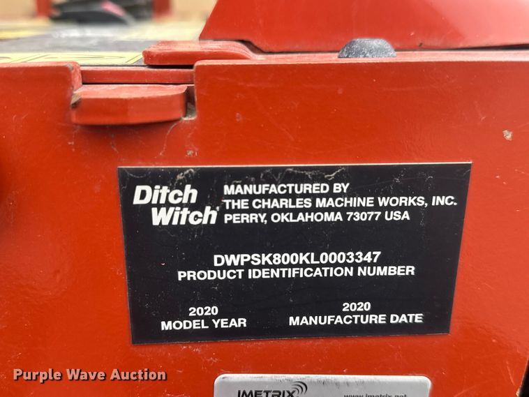 image for item ET1629 2020 Ditch Witch SK800 compact utility loader
