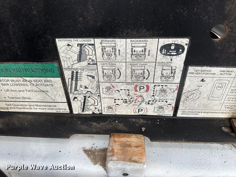 image for item ET1632 1997 Bobcat 773 skid steer loader