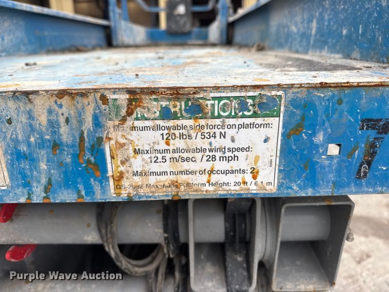 image for item ET1648 2020 Genie GS-2032 scissor lift