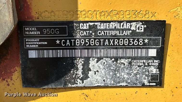 image for item ET6964 2005 Caterpillar 950G Series II wheel loader