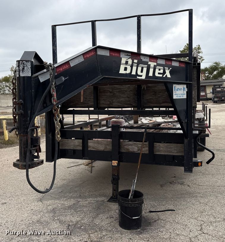 image for item ET7385 2016 Big Tex equipment trailer