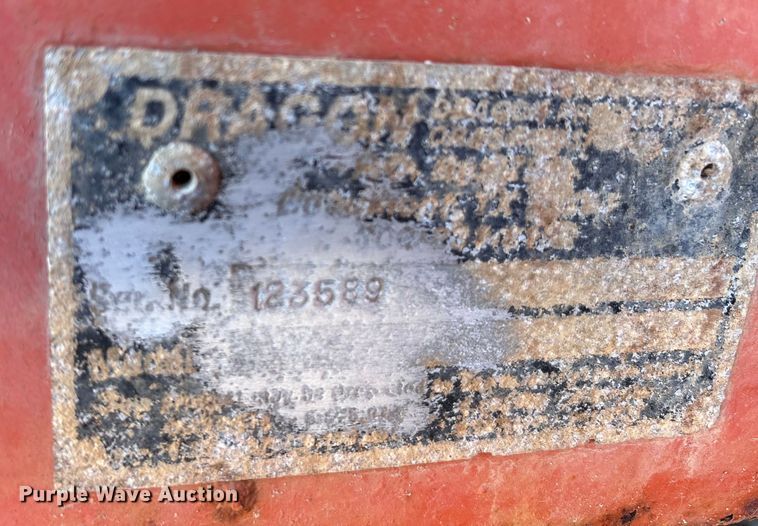 image for item EU0228 2013 Dragon Products frac tank trailer