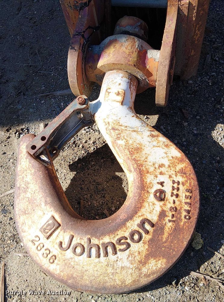 image for item EU2616 Johnson Blocks OPJ50 118PTC  crane block and hook