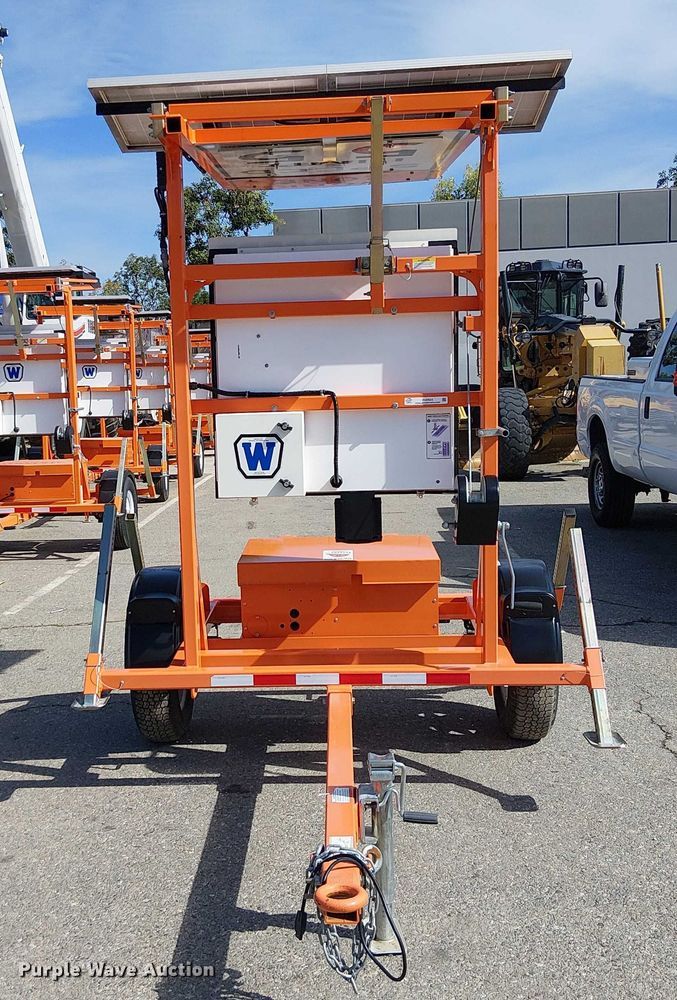 image for item EU2624 2021 Wanco WSDT3-F48 speed limit sign trailer