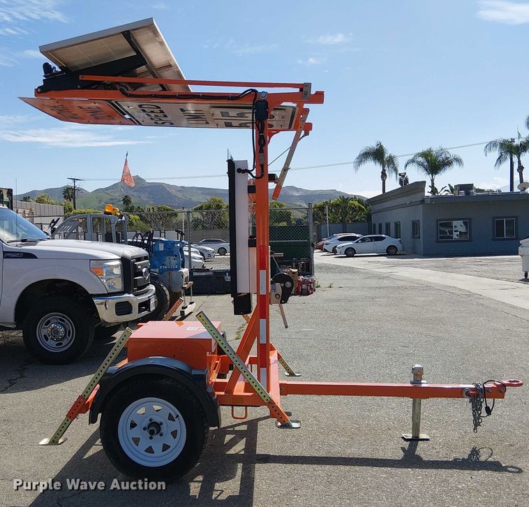 image for item EU2624 2021 Wanco WSDT3-F48 speed limit sign trailer