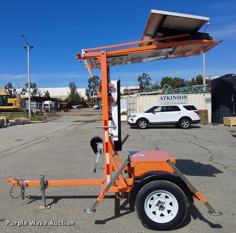 image for item EU2624 2021 Wanco WSDT3-F48 speed limit sign trailer