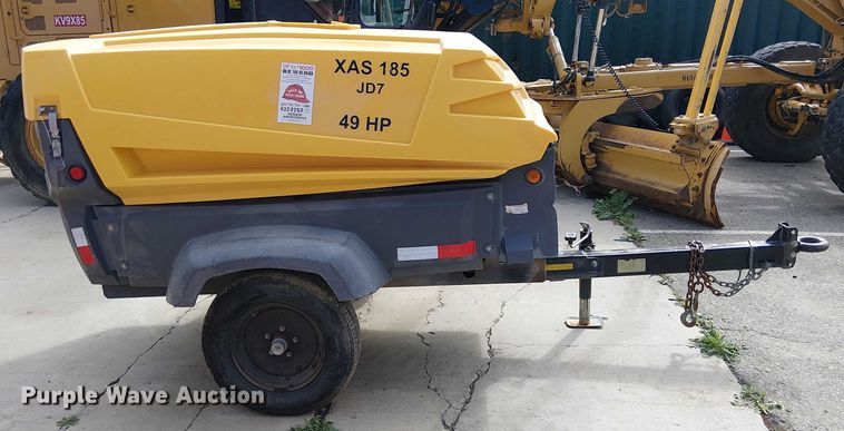 image for item EU2625 2014 Atlas Copco 185 air compressor