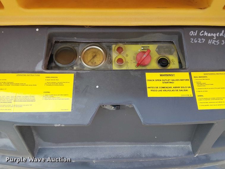 image for item EU2625 2014 Atlas Copco 185 air compressor