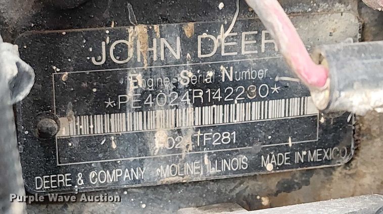 image for item EU2625 2014 Atlas Copco 185 air compressor