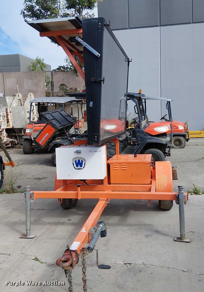 image for item EU2626 2014 Wanco WVT-3 message board trailer