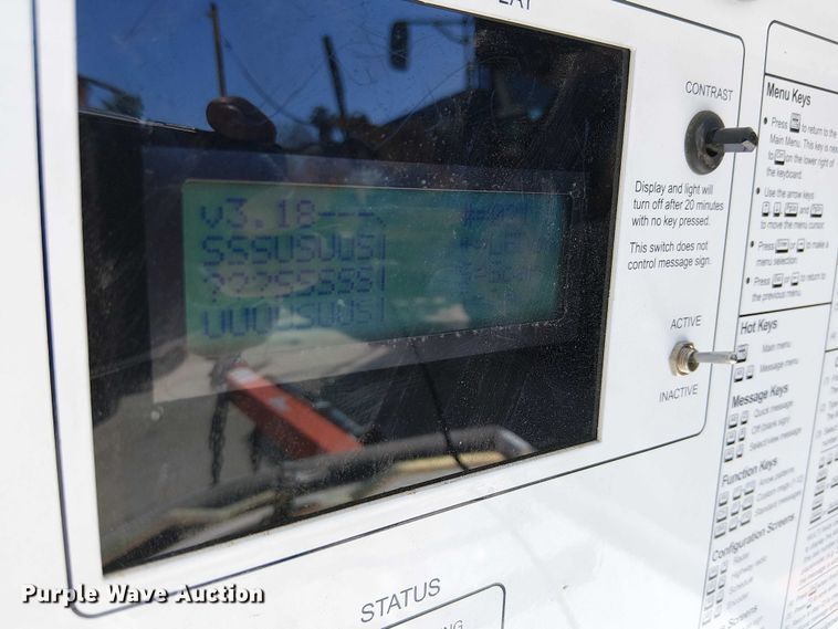 image for item EU2626 2014 Wanco WVT-3 message board trailer