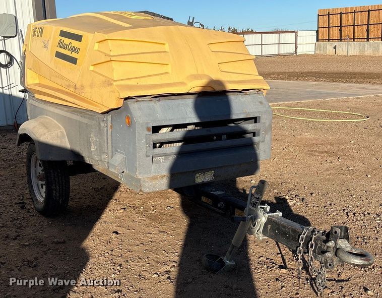 image for item EU4840 2016 Atlas copco XAS 185 KD7 air compressor