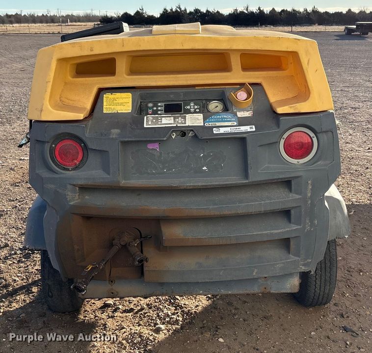 image for item EU4840 2016 Atlas copco XAS 185 KD7 air compressor