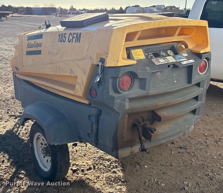 image for item EU4840 2016 Atlas copco XAS 185 KD7 air compressor