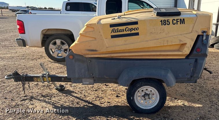 image for item EU4840 2016 Atlas copco XAS 185 KD7 air compressor