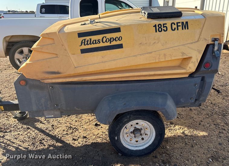 image for item EU4840 2016 Atlas copco XAS 185 KD7 air compressor
