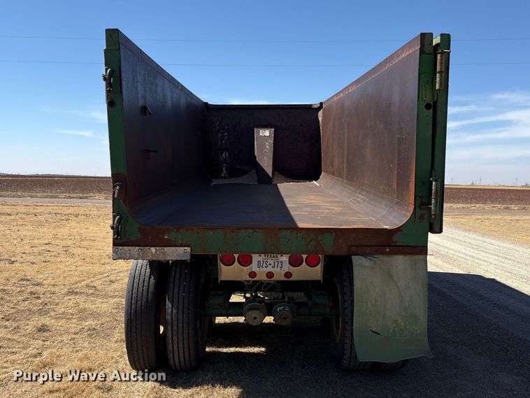 image for item EU4896 1996 Travis Body & Trailer S99 end dump trailer