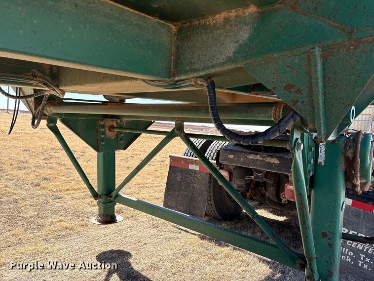 image for item EU4896 1996 Travis Body & Trailer S99 end dump trailer