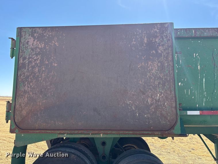 image for item EU4896 1996 Travis Body & Trailer S99 end dump trailer