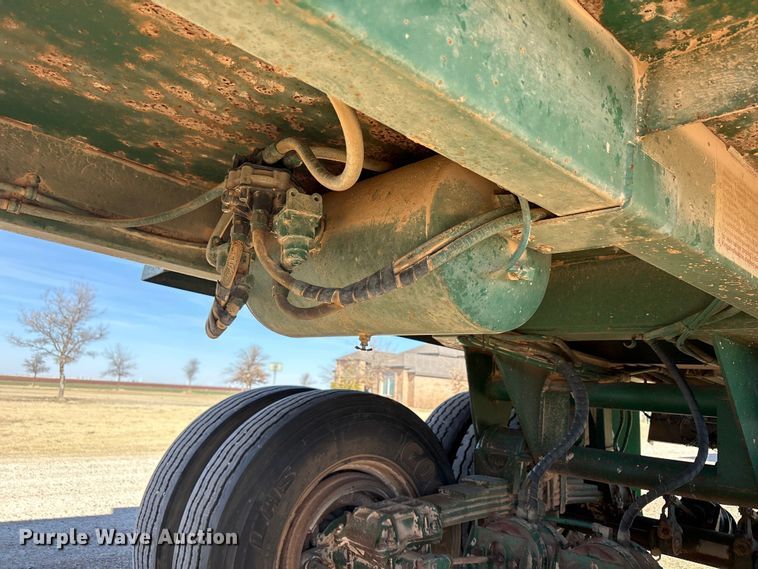 image for item EU4896 1996 Travis Body & Trailer S99 end dump trailer