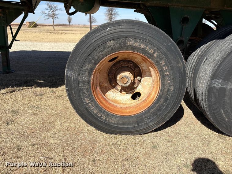 image for item EU4896 1996 Travis Body & Trailer S99 end dump trailer