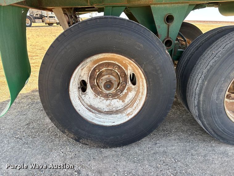 image for item EU4896 1996 Travis Body & Trailer S99 end dump trailer