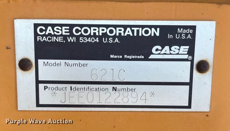 image for item EU4916 2000 Case 621C wheel loader