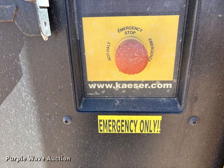 image for item EU4927 2022 Kaeser M118 air compressor