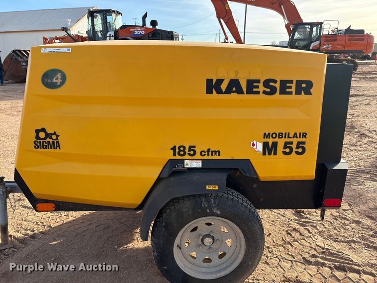 image for item EU4930 2022 Kaeser M55 air compressor