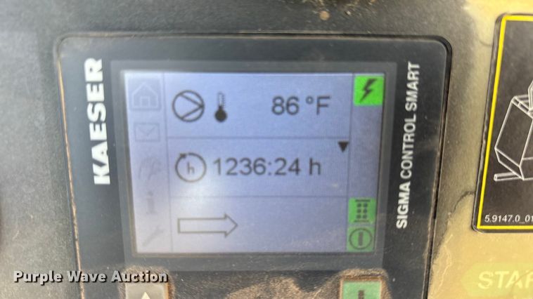 image for item EU4930 2022 Kaeser M55 air compressor