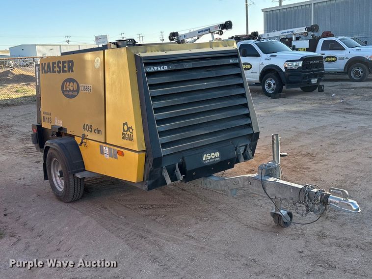 image for item EU4932 2021 Kaeser M118 air compressor