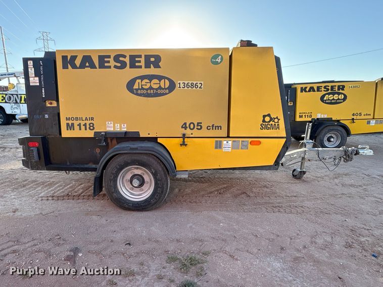 image for item EU4932 2021 Kaeser M118 air compressor
