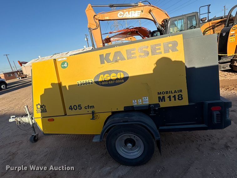 image for item EU4932 2021 Kaeser M118 air compressor