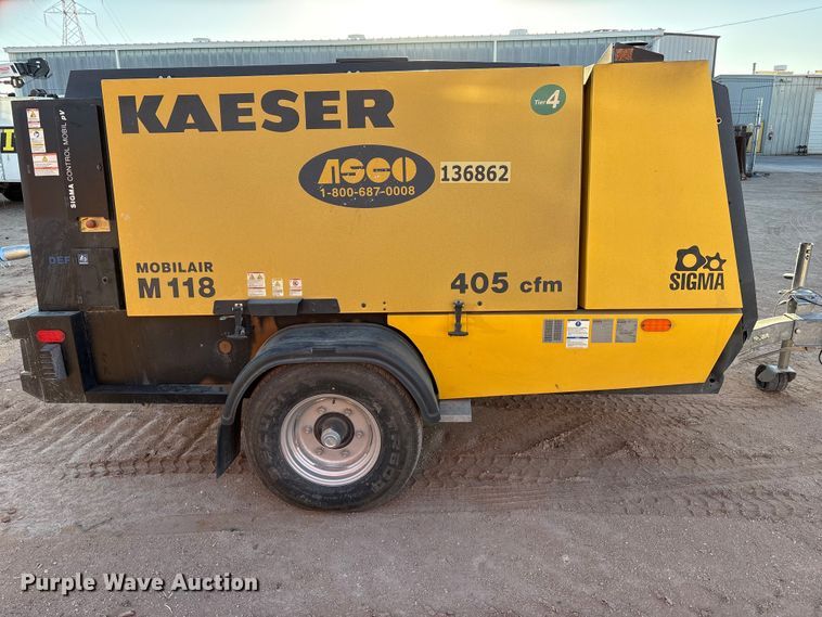 image for item EU4932 2021 Kaeser M118 air compressor