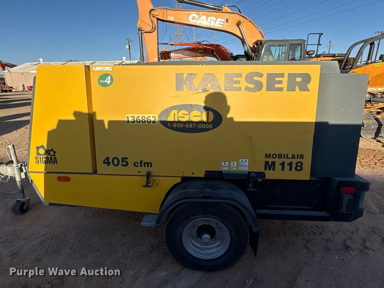 image for item EU4932 2021 Kaeser M118 air compressor