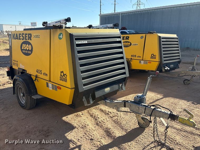 image for item EU4933 2022 Kaeser M118 air compressor