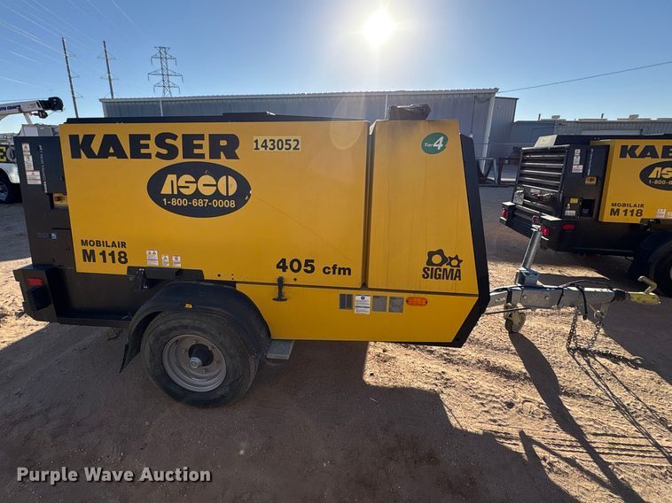 image for item EU4933 2022 Kaeser M118 air compressor