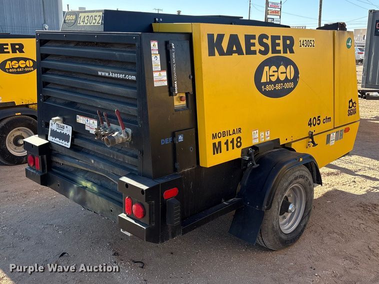 image for item EU4933 2022 Kaeser M118 air compressor