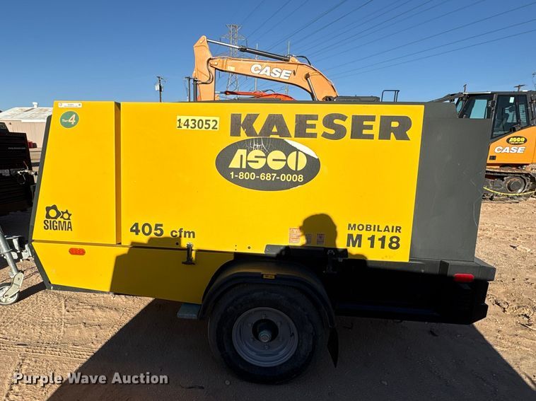 image for item EU4933 2022 Kaeser M118 air compressor