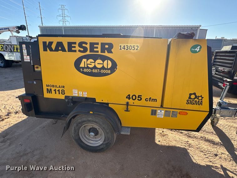 image for item EU4933 2022 Kaeser M118 air compressor
