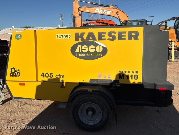 image for item EU4933 2022 Kaeser M118 air compressor