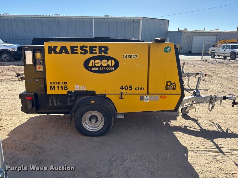 image for item EU4934 2022 Kaeser M118 air compressor
