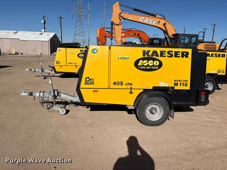 image for item EU4934 2022 Kaeser M118 air compressor