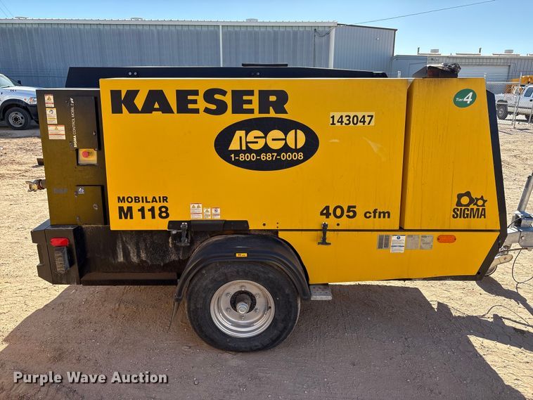 image for item EU4934 2022 Kaeser M118 air compressor