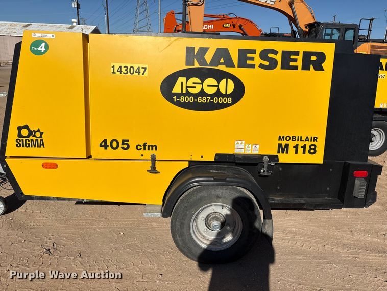 image for item EU4934 2022 Kaeser M118 air compressor